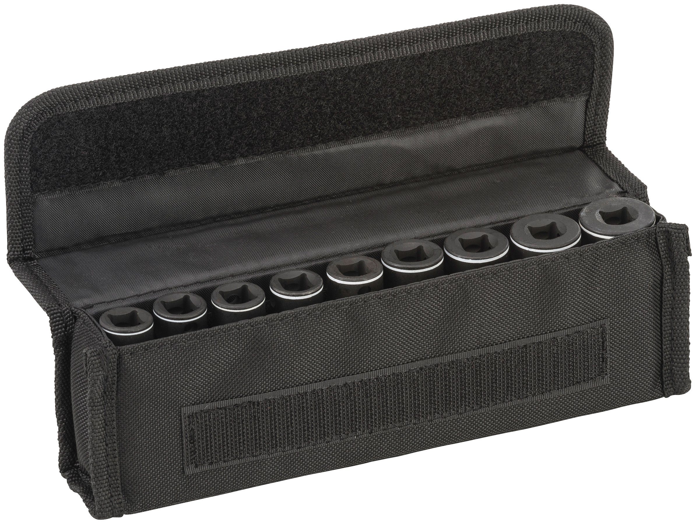 Bosch Professional Stecknüsse Steckschlüsseleinsätze, Set, 9-St., L 63 mm, SW 7 - SW 19 | Steckschlüssel
