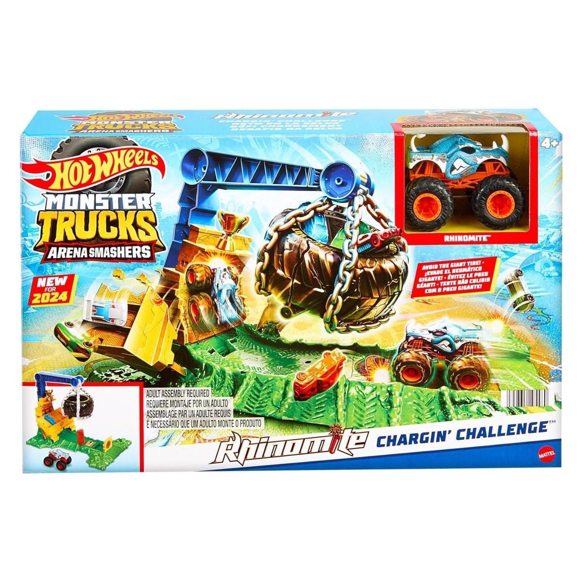 Mattel® Spielzeug-Auto HotWheels HTP18 MonsterTrucks ArenaSmashers günstig online kaufen