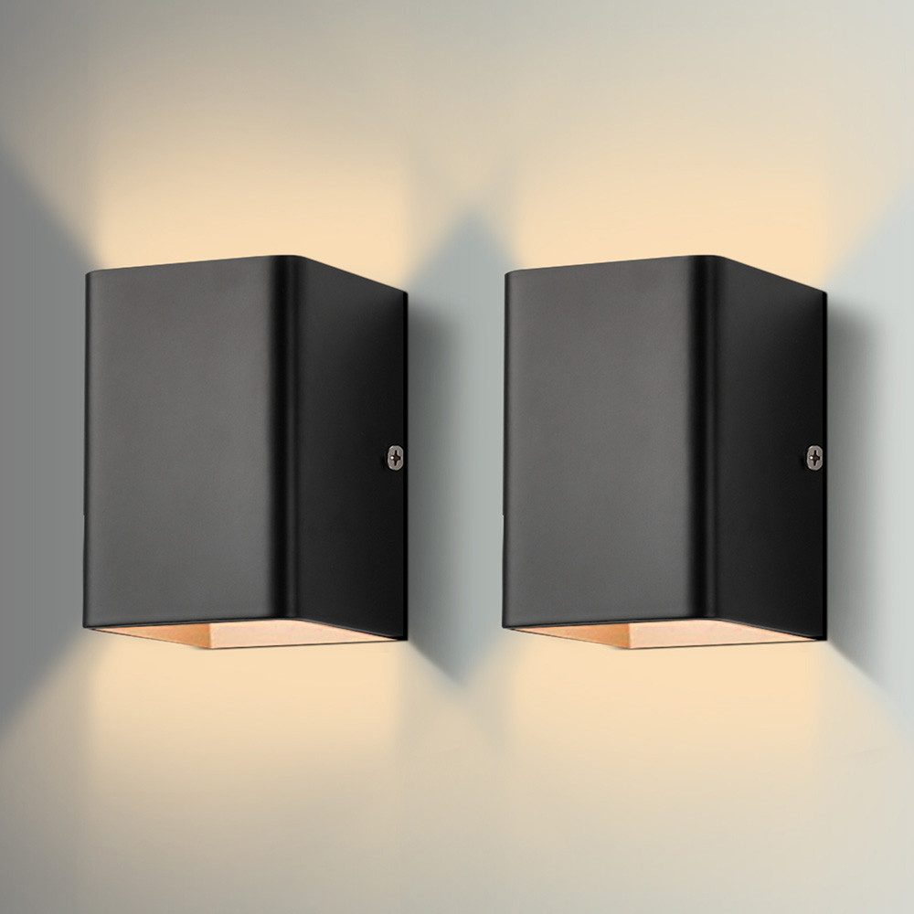 MUPOO LED Außen-Wandleuchte LED-Wandleuchte 2 Stück günstig online kaufen