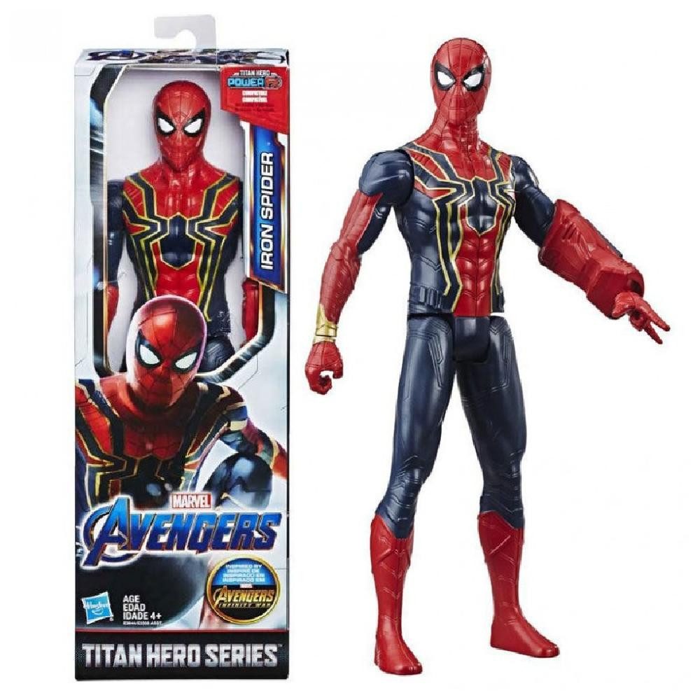 Actionfigur Marvel Avengers Iron Spider Titan Hero Figur 30cm