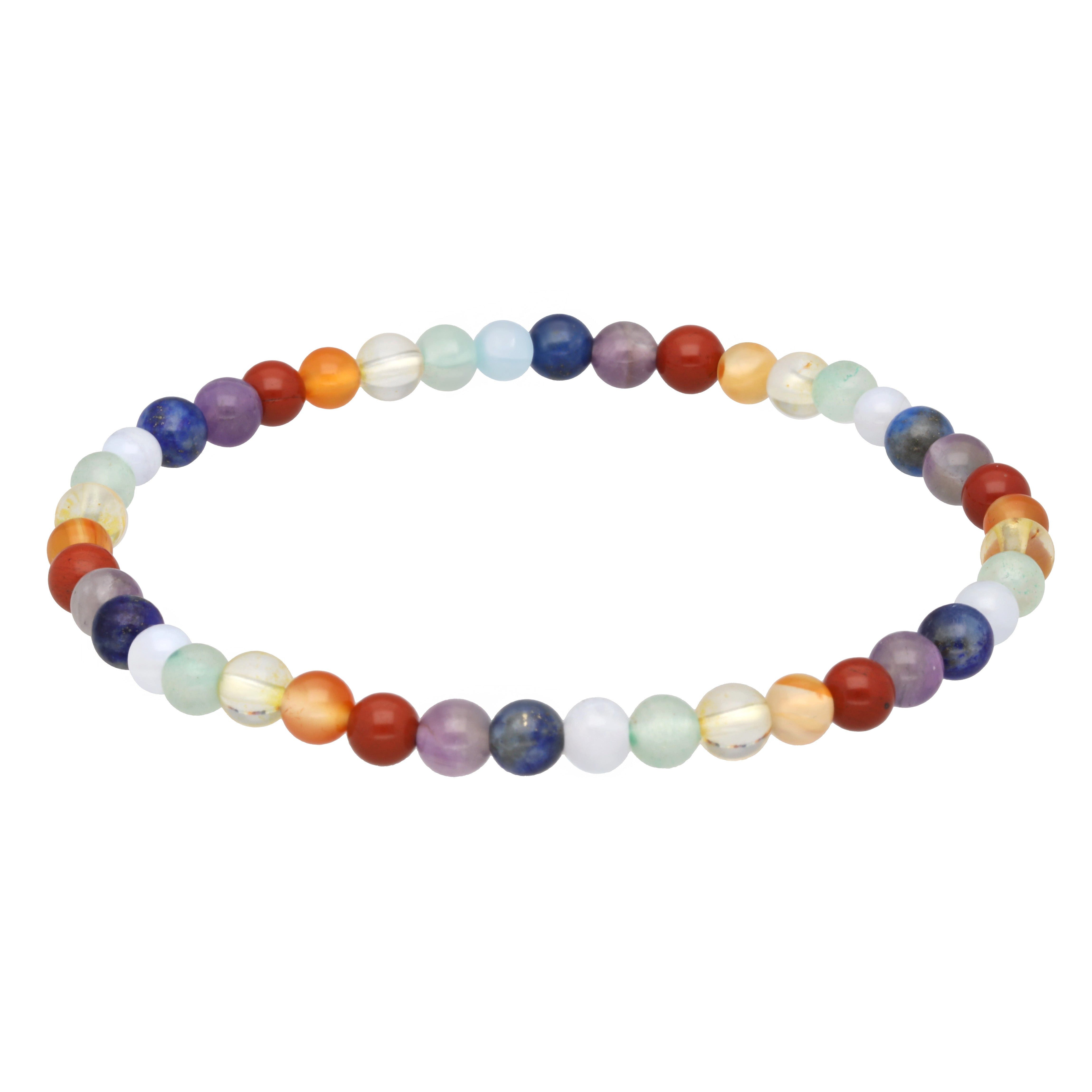 Armband Chakra Mini- Kugelarmband, 4 mm