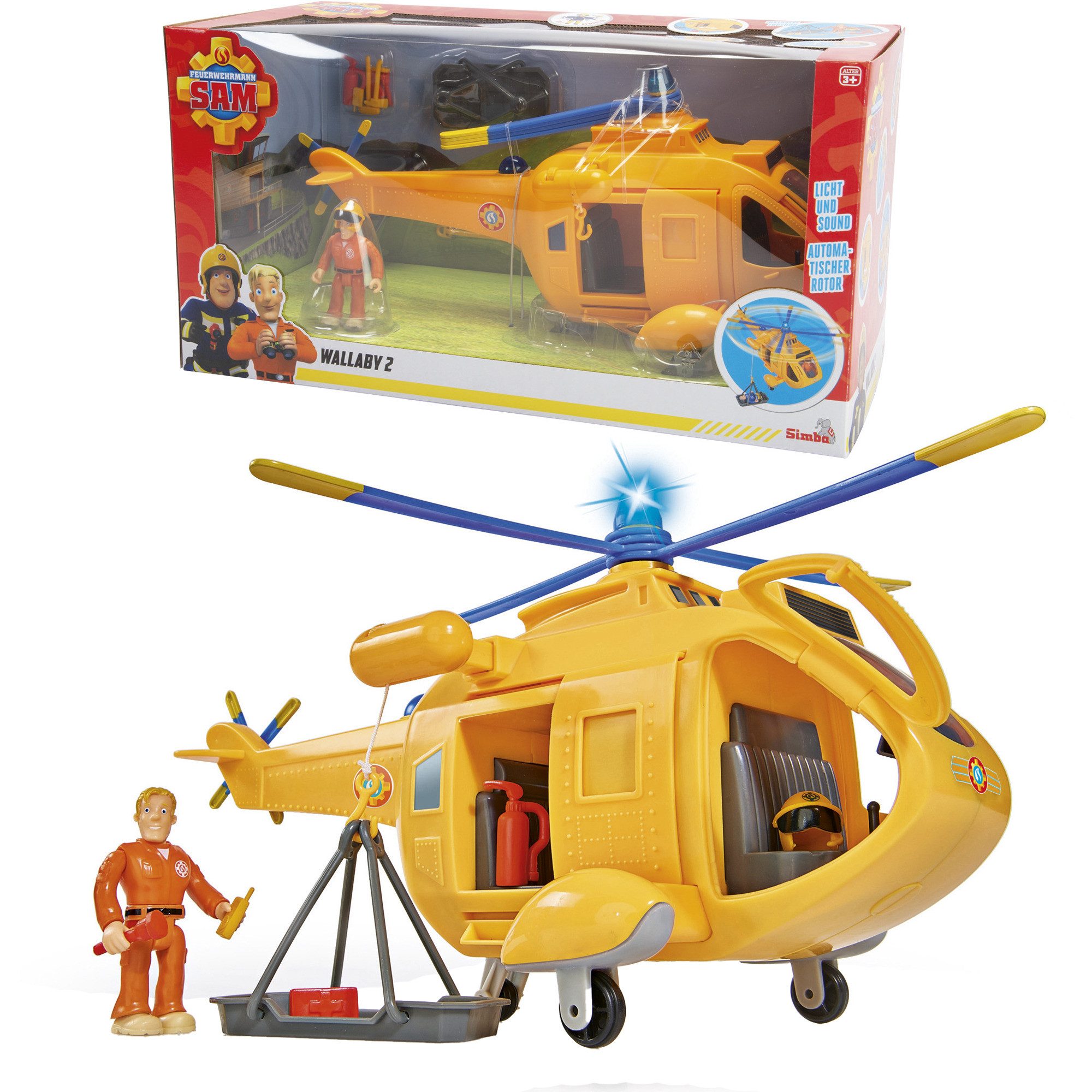 Spielzeug-Hubschrauber Simba Feuerwehrmann Sam Hubschrauber Wallaby II
