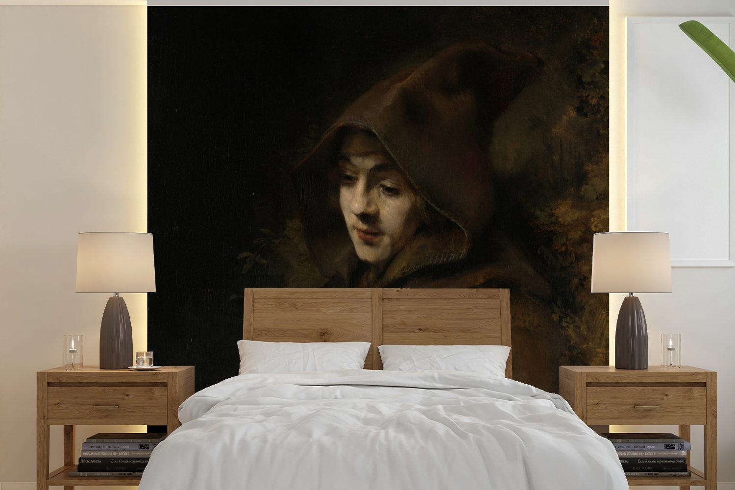 MuchoWow Fototapete - (5 Matt, Wandtapete van Rembrandt im Gemälde oder Tapete Wohnzimmer Vinyl St), von Habit Titus für Schlafzimmer, Rijn, bedruckt