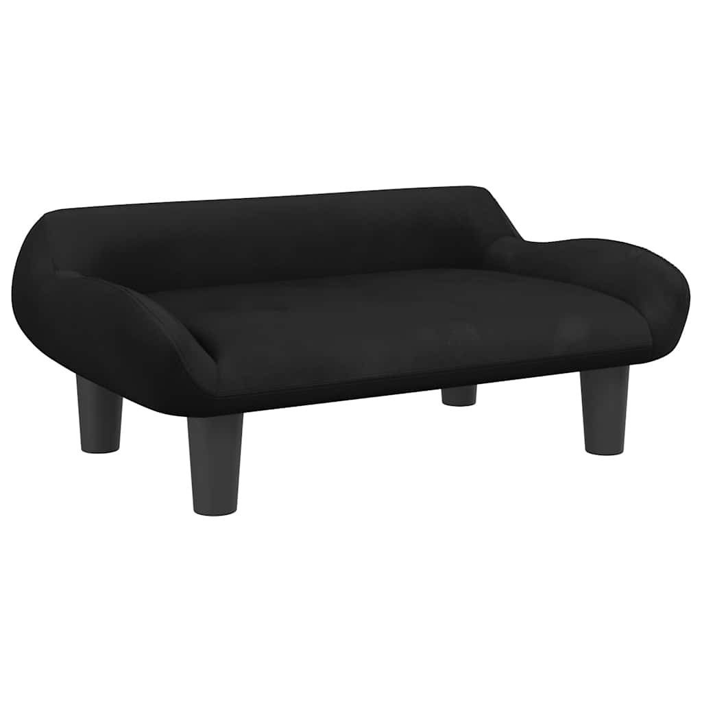 vidaXL Tierbett, Hundebett Schwarz 70x40x24 cm günstig online kaufen