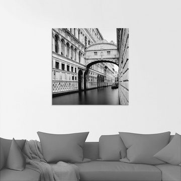 Artland Glasbild Seufzerbrücke, Italien (1 St), in verschiedenen Größen