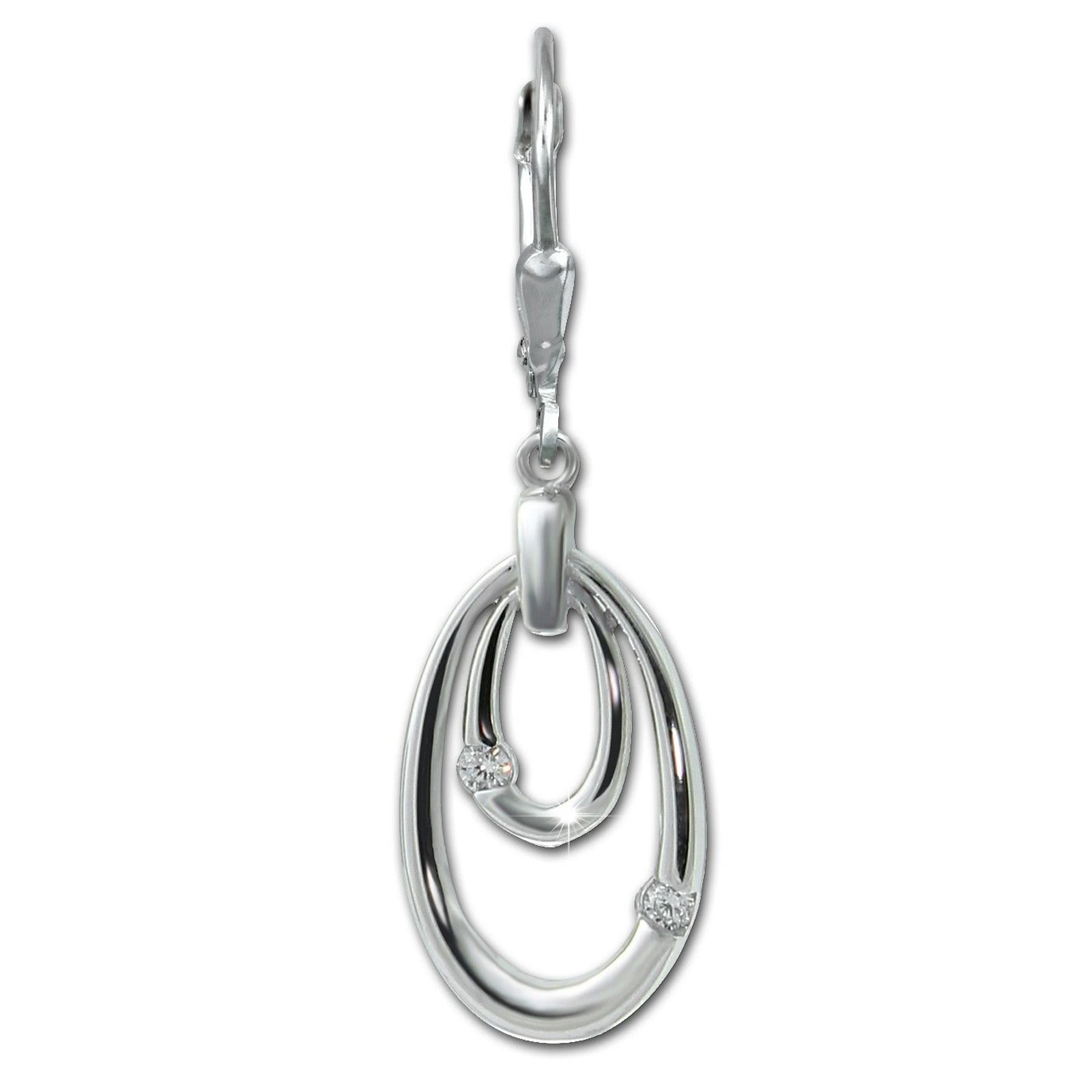 SilberDream Paar Ohrhänger SilberDream Damen 925 Ohrhänger Ohrringe (Ohrhän günstig online kaufen