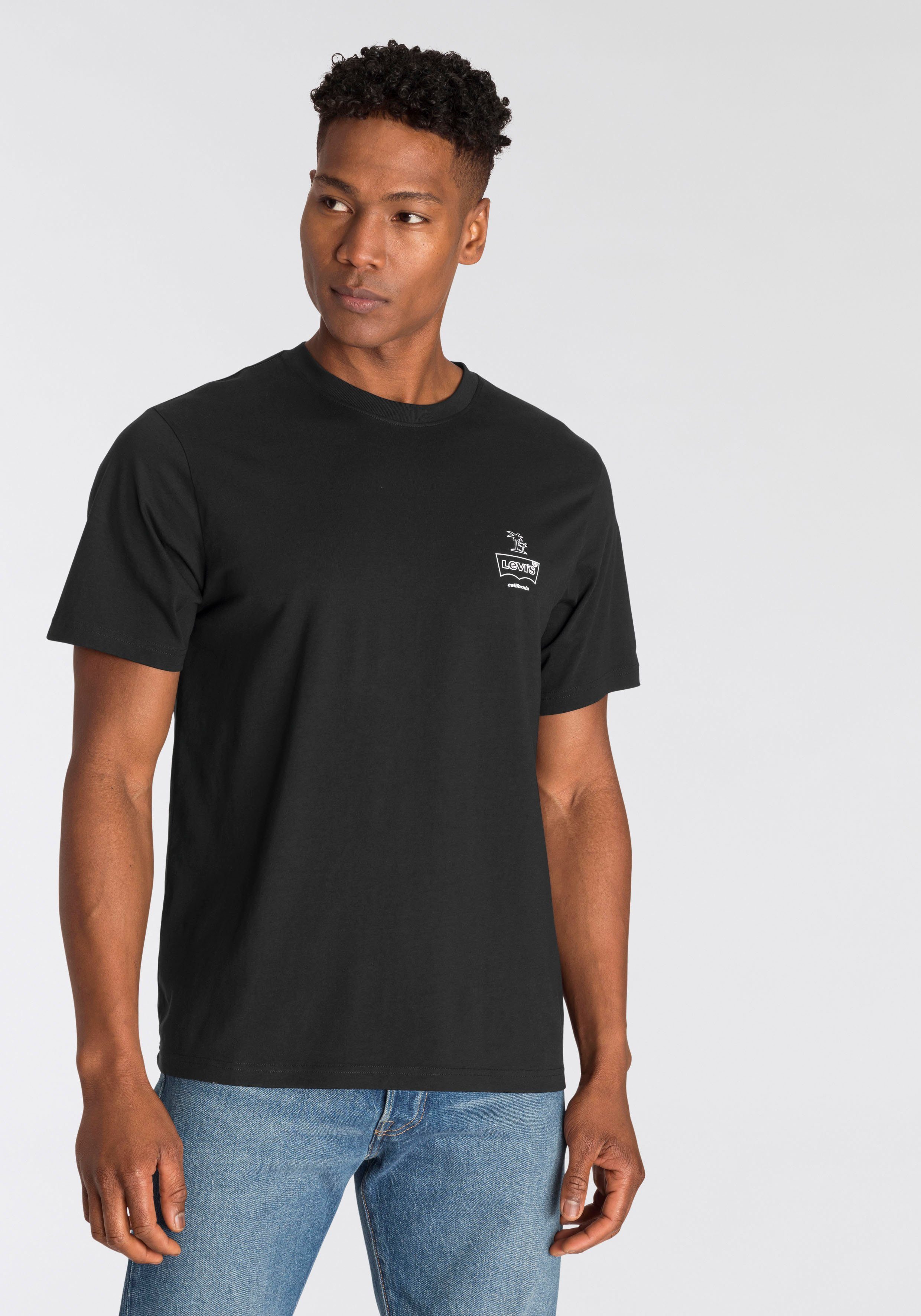 Levi's® T-Shirt RELAXED FIT TEE schwarz-bedruckt