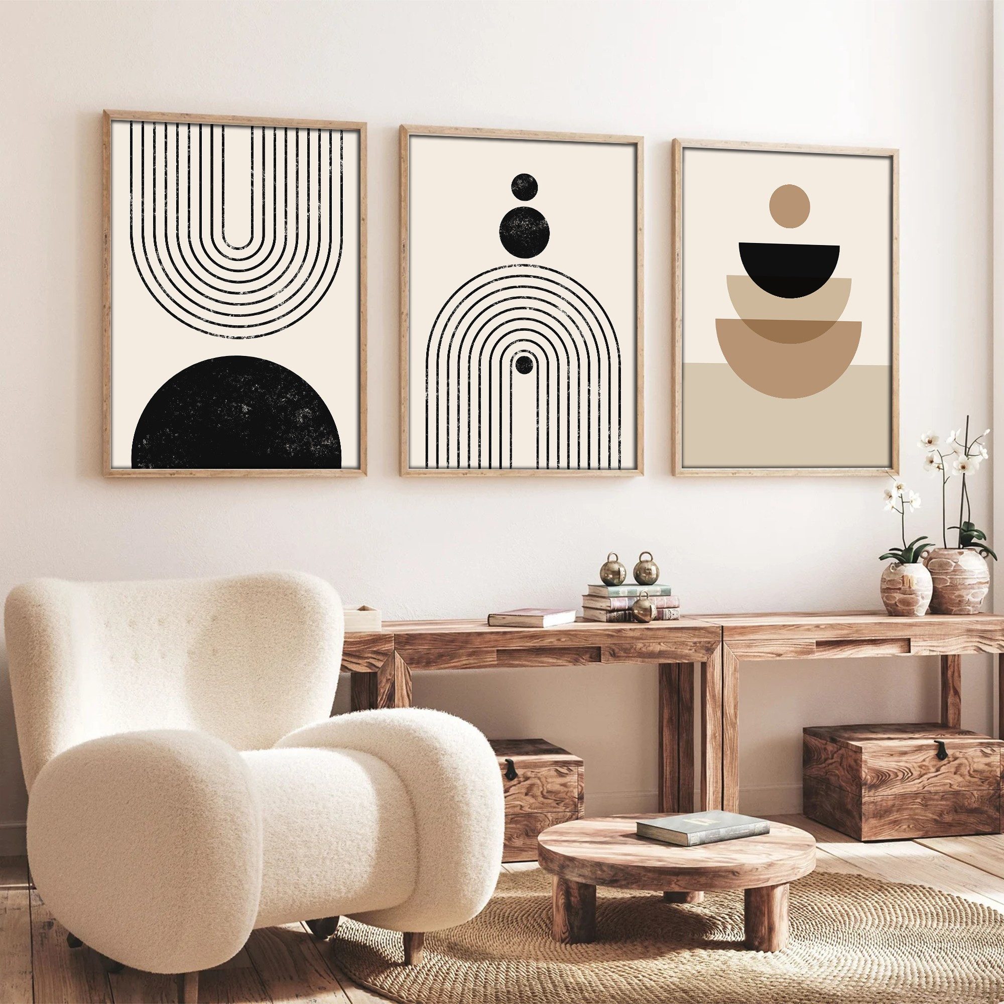 Wallity Leinwandbild Painting: 100% MDF (Thickness: 3 mm), 50 x 70 cm (3 Pi günstig online kaufen