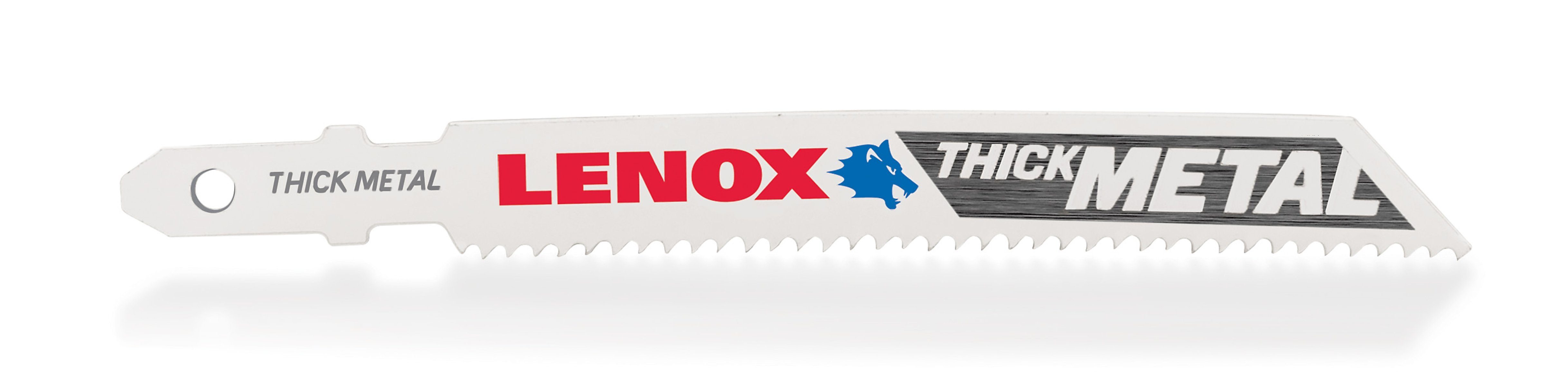 Lenox Stichsägeblatt 1991596 Bi-Metall Power Arc 92 x 10 x 0,9mm 14ZPZ (5-St), T-Schaft, für Metall (2,4mm)