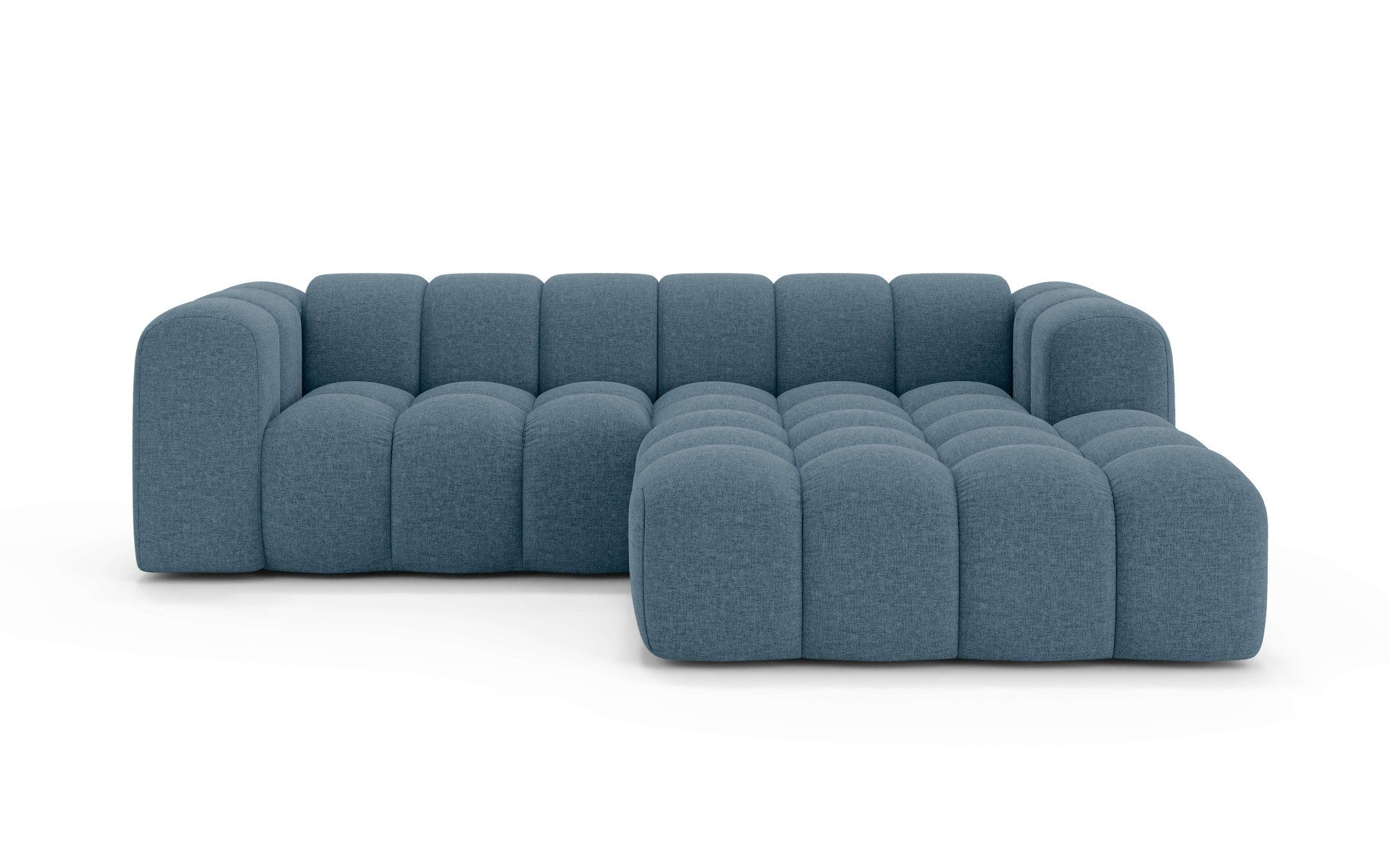 OTTO home Ecksofa KALLIE Design-Sofa mit Wellenunterfederung, Bubble-Optik, günstig online kaufen