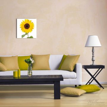 Wallario Glasbild, Sonnenblume, in verschiedenen Ausführungen