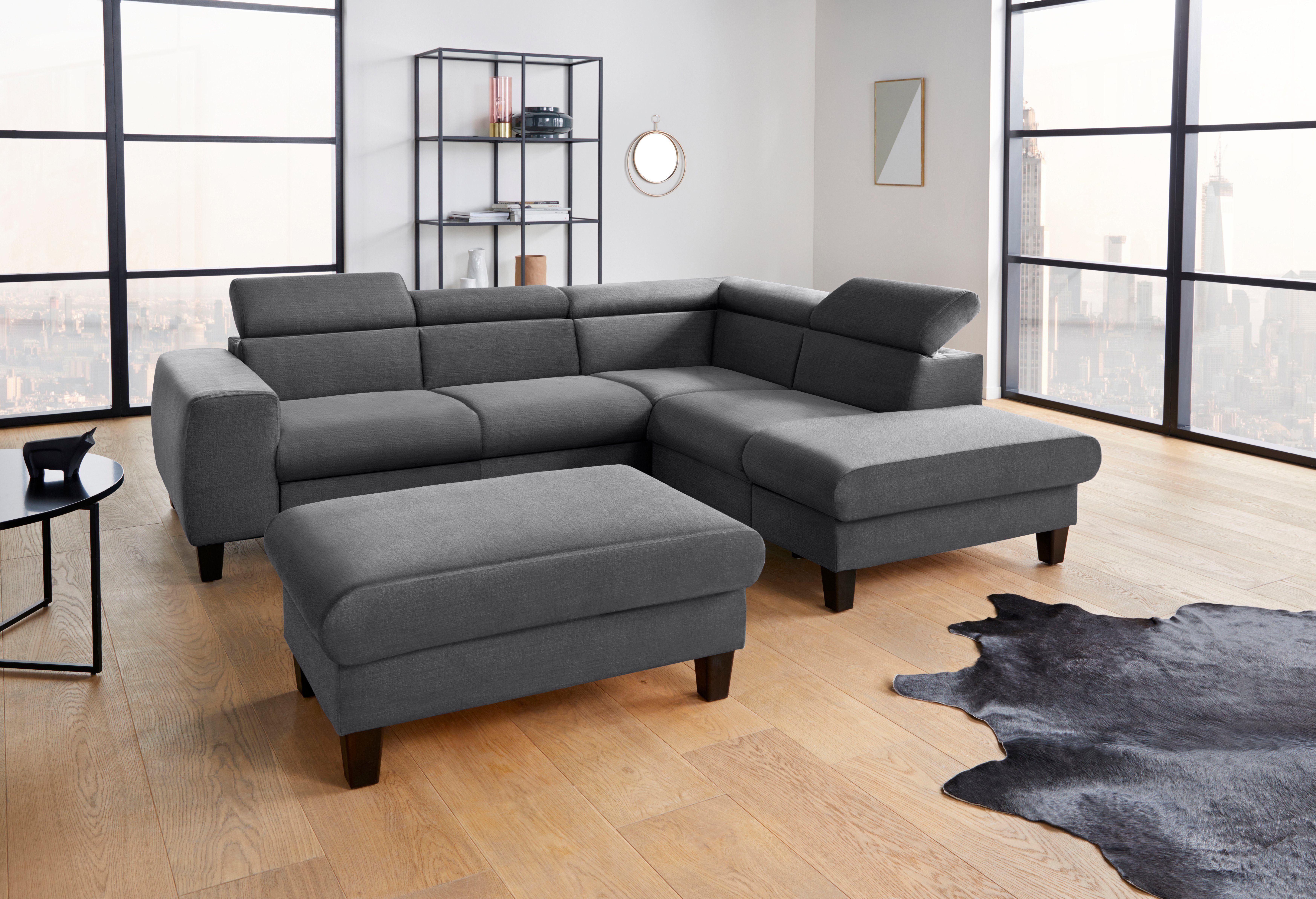 COTTA Polstergarnitur Morven L-Form, (Set), Set bestehend aus: Ecksofa mit günstig online kaufen