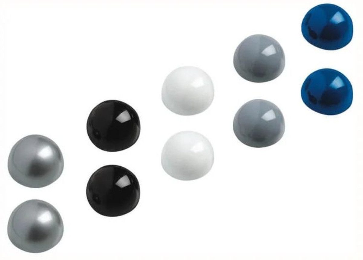Magnet Kugelmagnet 30mm Durchmesser 0,6kg Haftkraft 10 Stück farbig sortiert