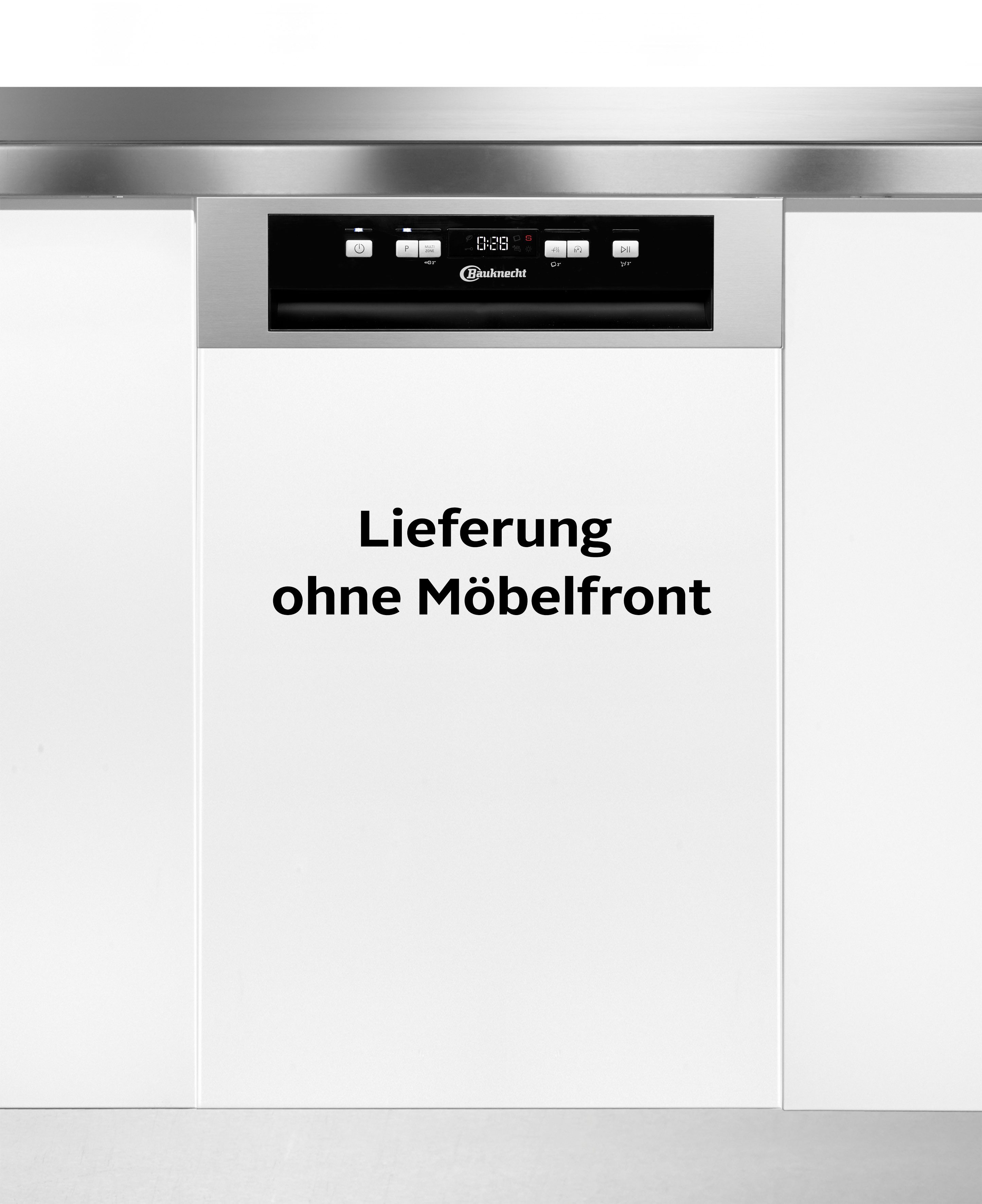 BAUKNECHT teilintegrierbarer Geschirrspüler BK4PC11BS7A0, 11 Maßgedecke, ActiveDry