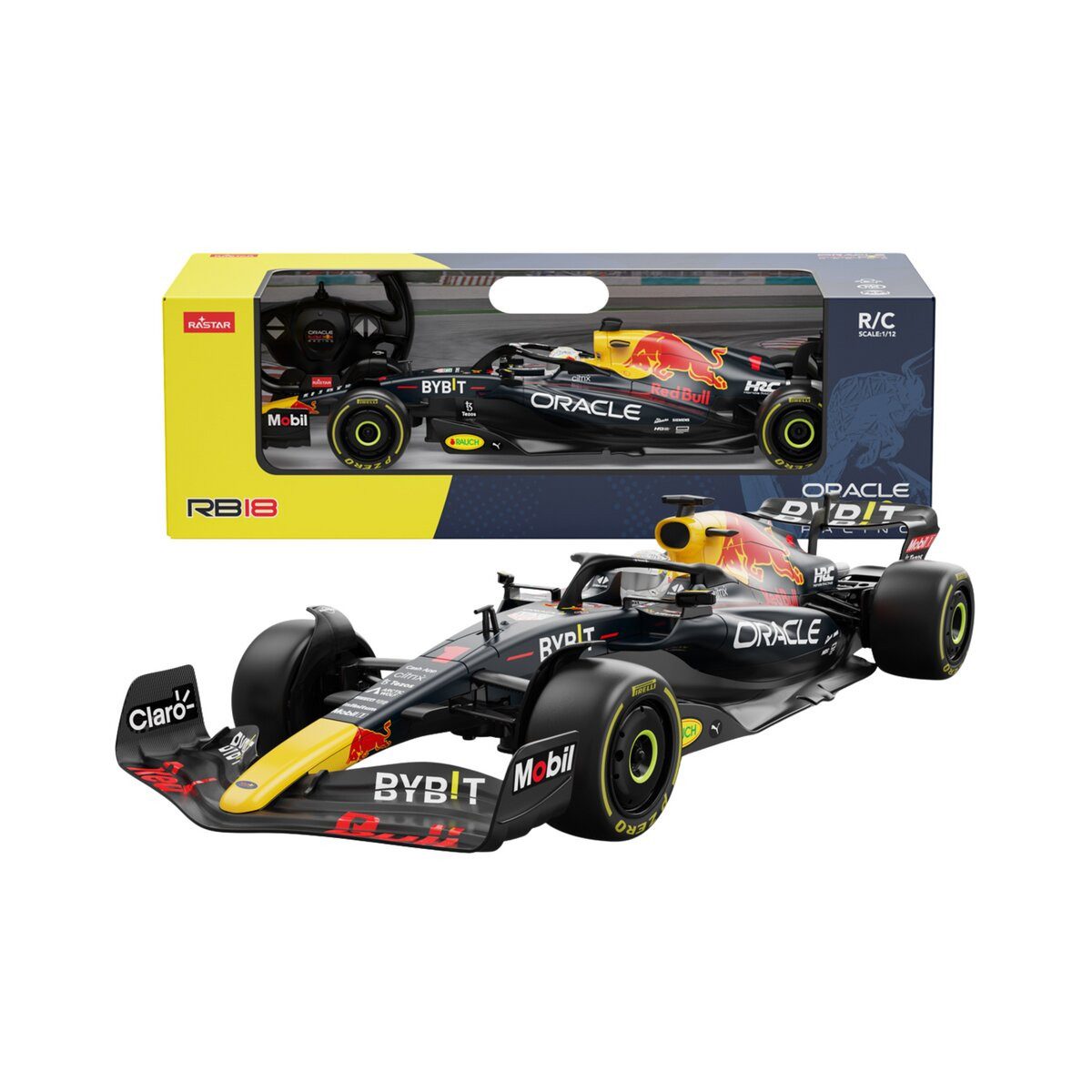 Wisam RC-Auto Rastar Red Bull RB181 F1 RC-Rennwagen, Marineblau, Maßstab