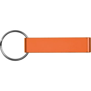 Livepac Office Schlüsselanhänger 10x Schlüsselanhänger / mit Flaschenöffner / Farbe: orange