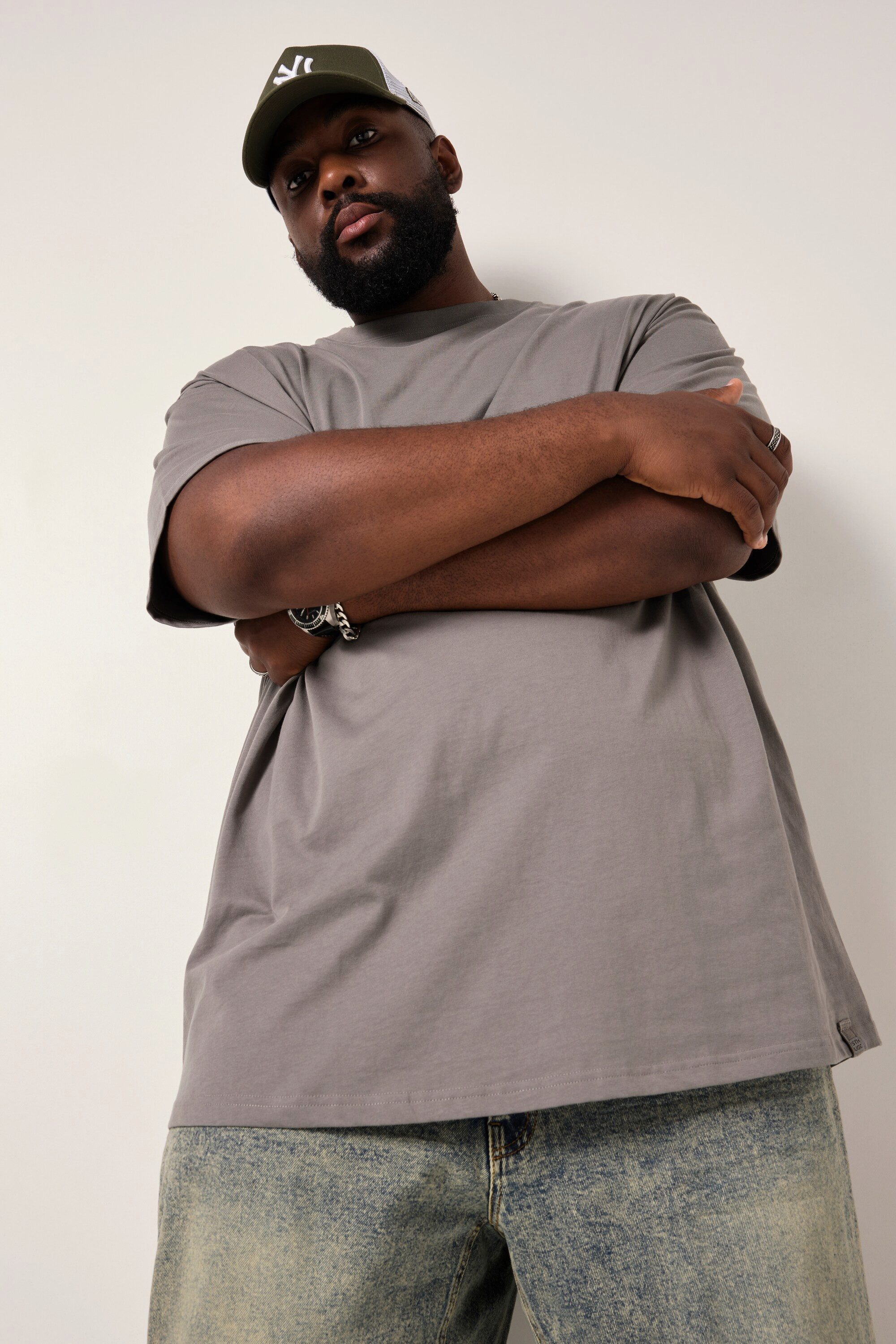 STHUGE T-Shirt STHUGE T-Shirt Halbarm oversized günstig online kaufen
