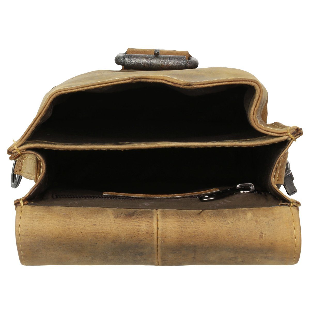 Greenburry Bauchtasche Vintage Biker Leder Gürteltasche Hüfttasche 1754HM günstig online kaufen