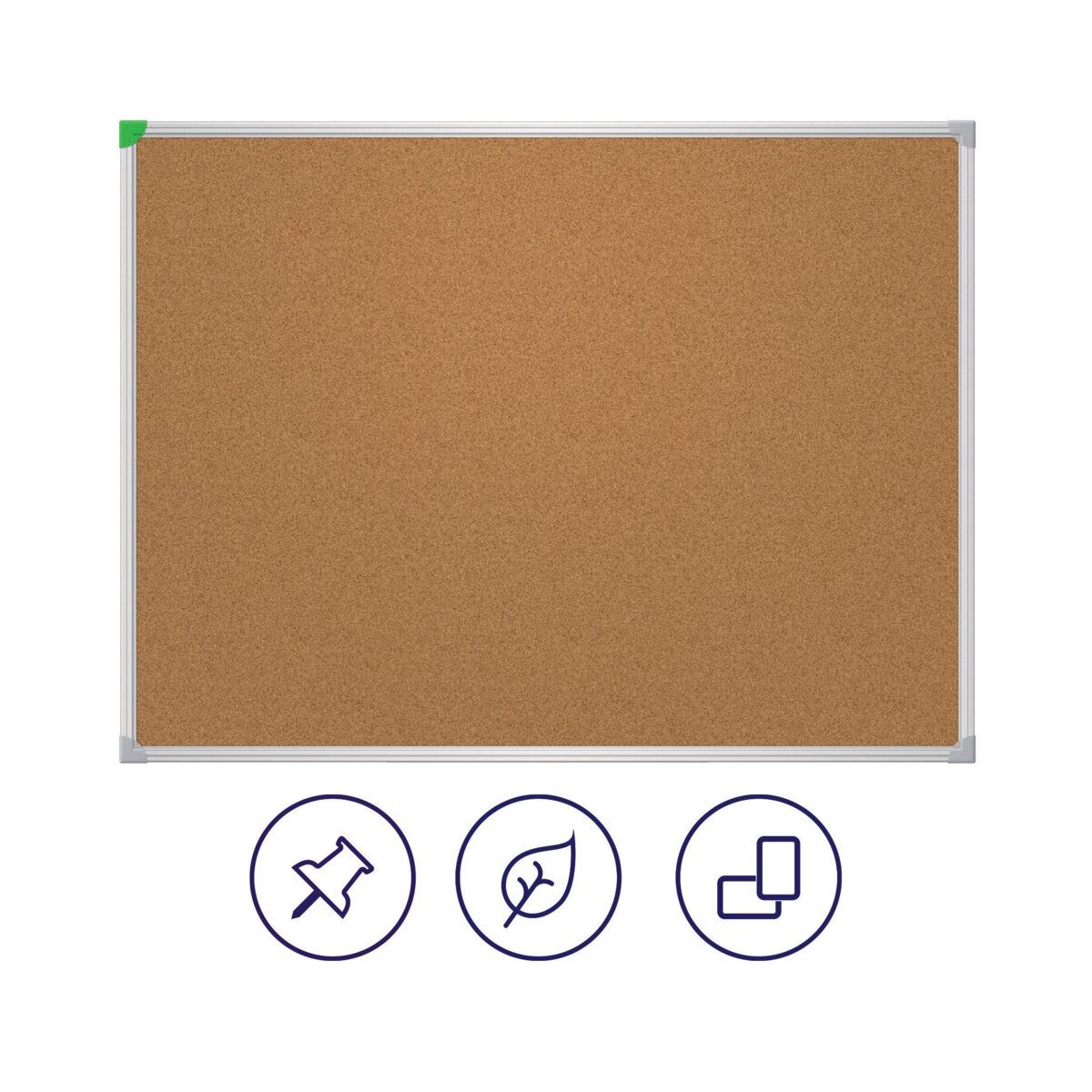 FRANKEN Pinnwand Korktafel U-ActLine 120x90cm