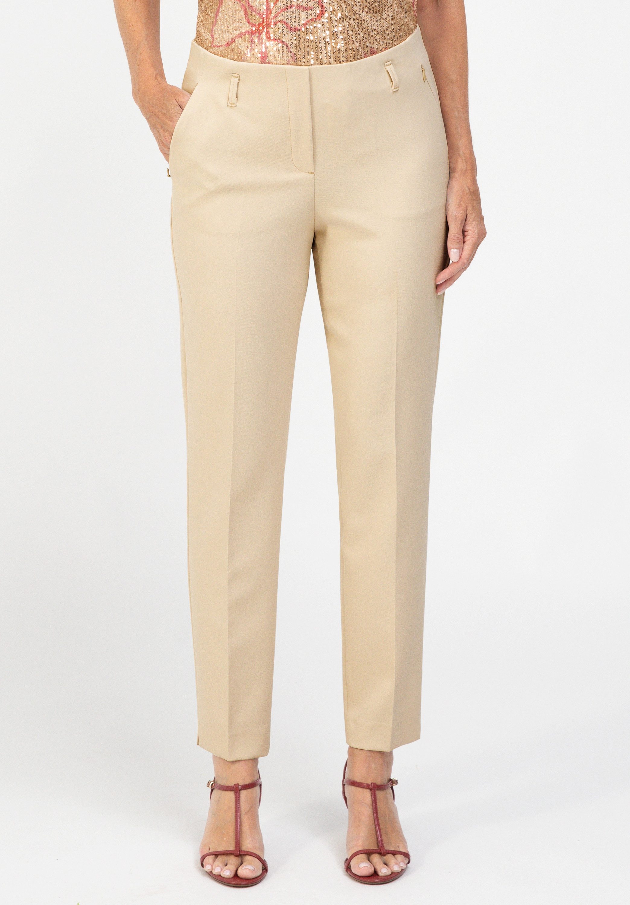 bianca Stretch-Hose SIENA in schmaler, verkürzter Silhouette