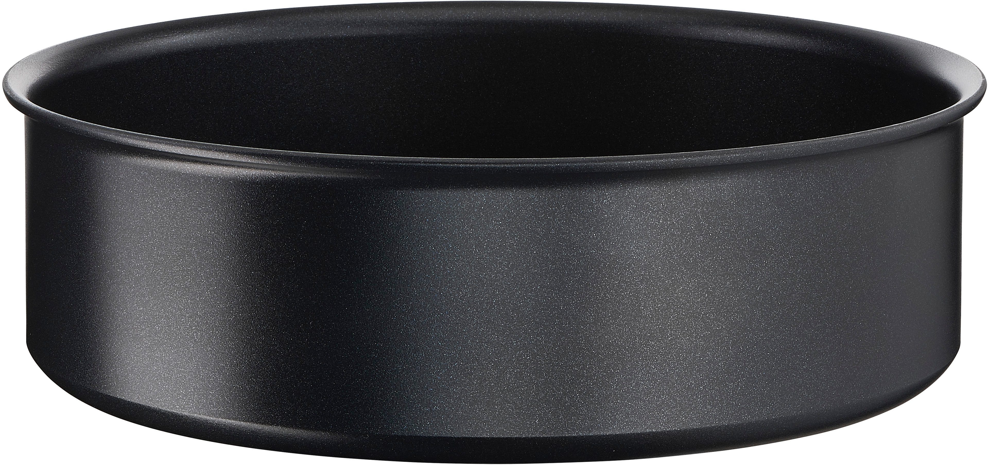 Tefal Schmorpfanne Ingenio Unlimited, Aluminium (1-tlg), 24 cm, stapelbar, Antihaftversiegelung, Thermo-Signal, Induktion