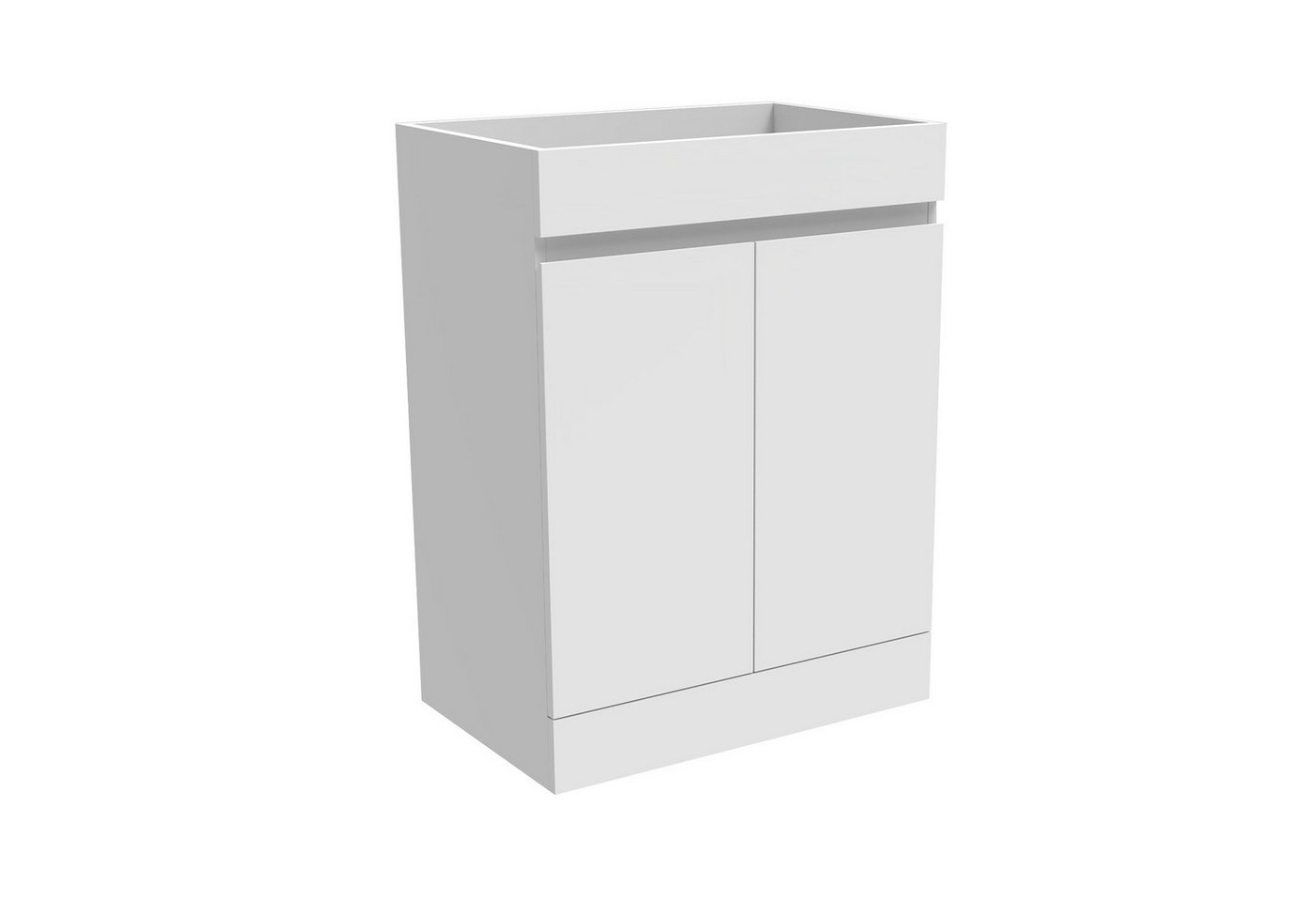 Aica Sanitär Waschtisch Waschtisch Badmöbel Set Unterschrank ohne Waschbecken MDF Softclose