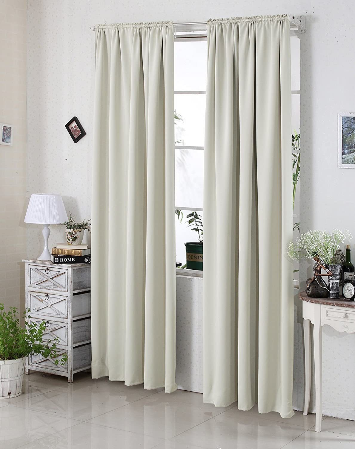 Woltu Gardine, (2 St), Kräuselband für günstig online kaufen