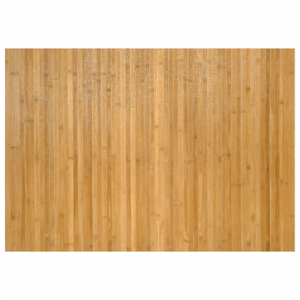 vidaXL Teppich Teppich Rechteckig Natur 70x100 cm Bambus, Rechteckig günstig online kaufen