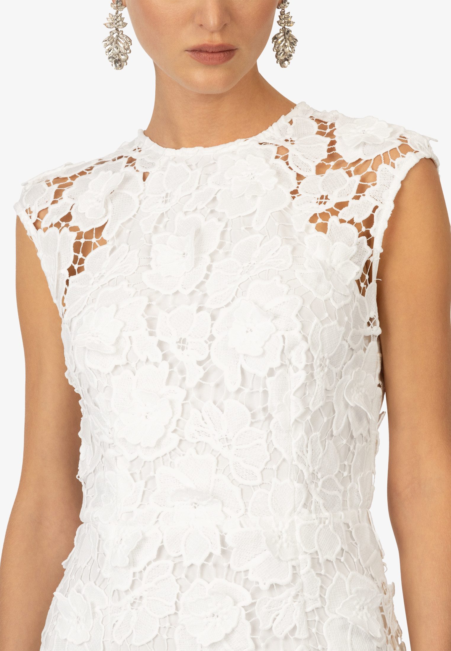 Kraimod Abendkleid mit floraler 3D-Spitze