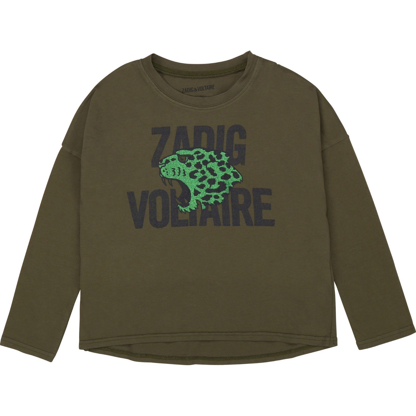 ZADIG & VOLTAIRE Langarmshirt Zadig & Langarmshirt khaki in Voltaire