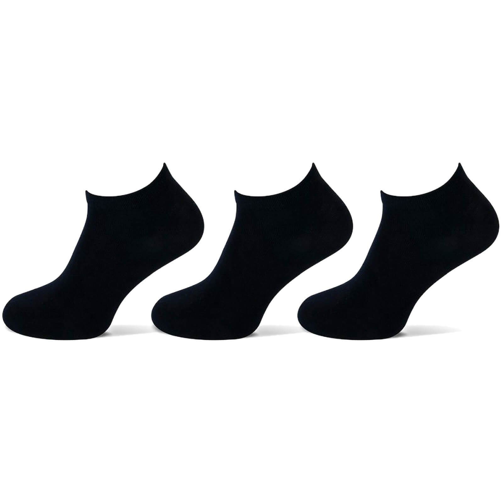 Teckel Arbeitssocken Sneaker 6 x 3er Pack schwarz