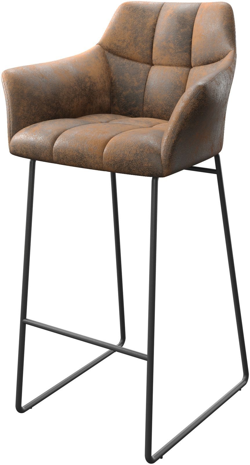 DELIFE Barhocker Yulo-Flex, Kufengestell Metall Vintage günstig online kaufen