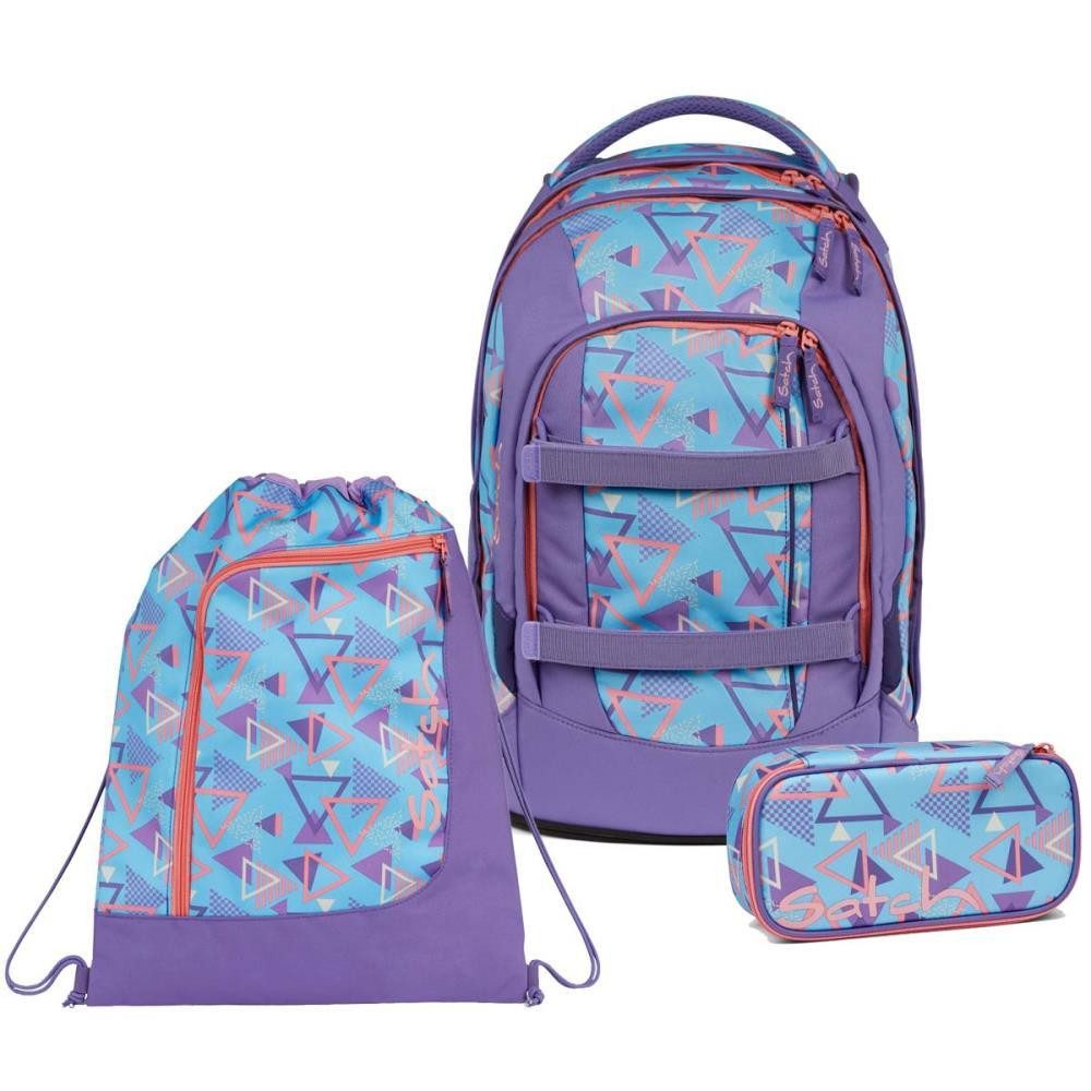 Satch Schulrucksack Pack (3tlg., inkl. Schlamperbox und Sportbeutel)