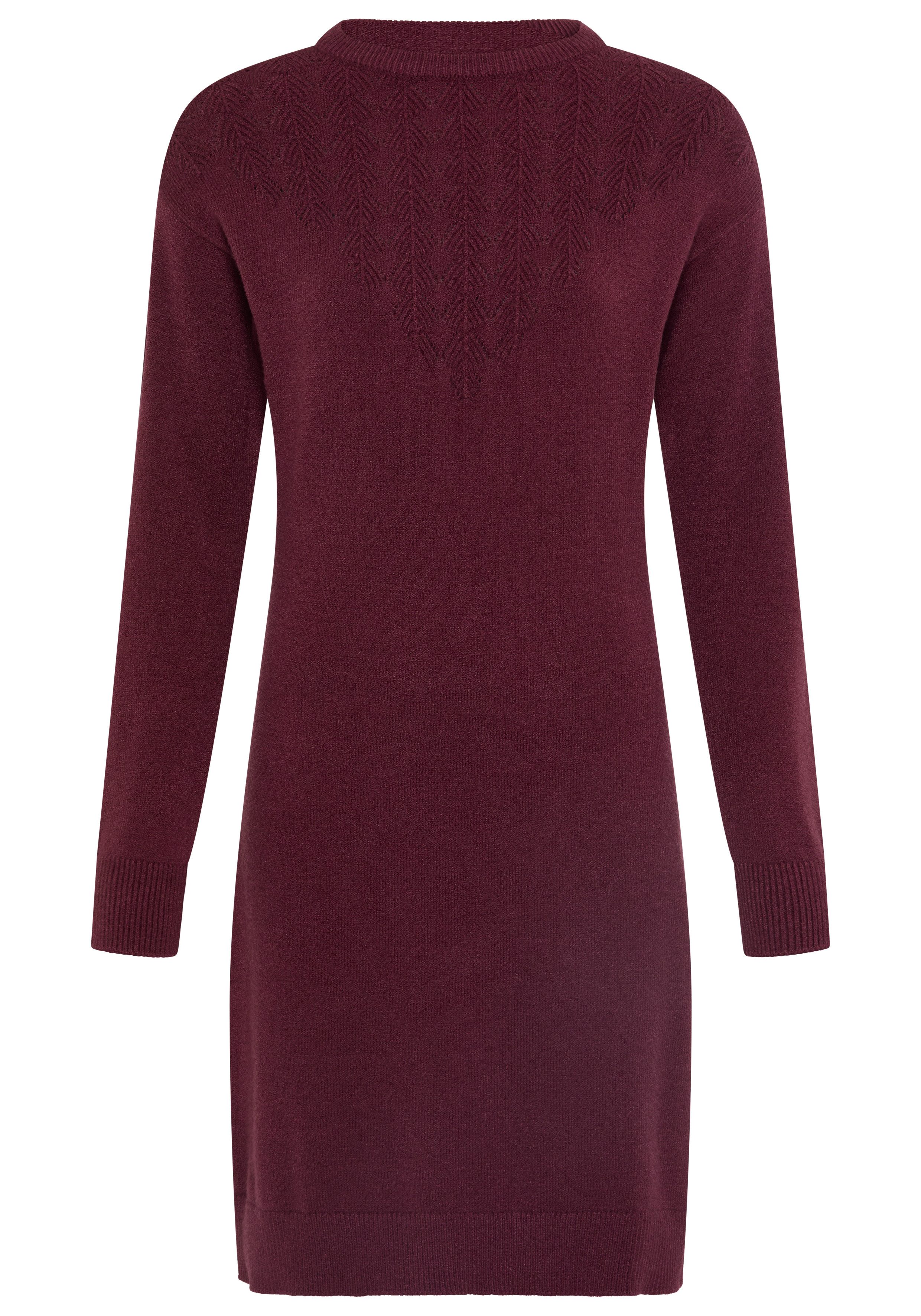 Tamaris Strickkleid aus weicher Viskosemischung Mini-Länge, modischer Ajourstrick – Bild 5 von 5