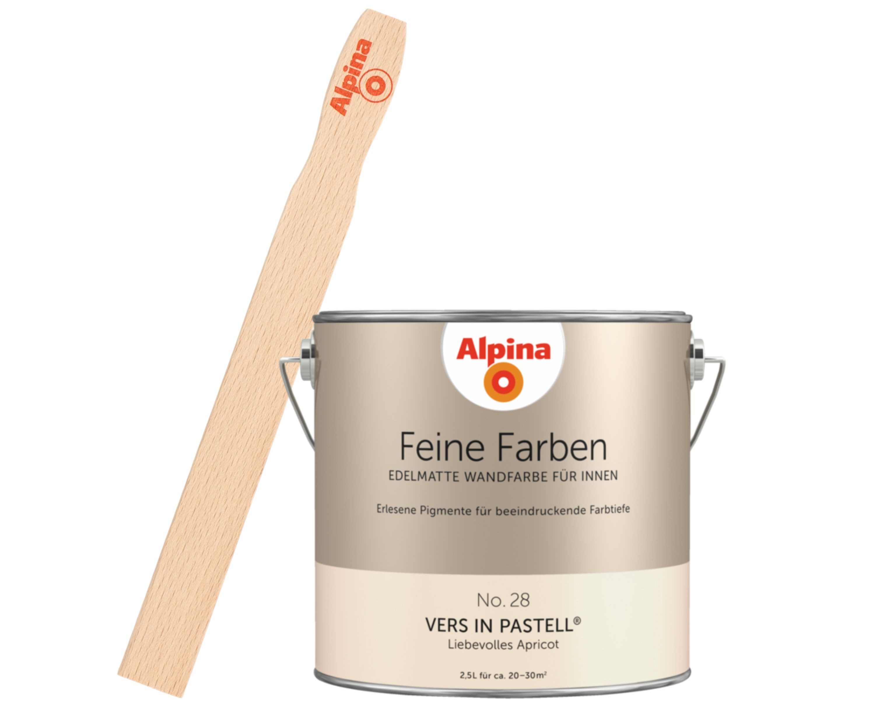 Alpina Wandfarbe Alpina Feine Farben + Gratis Rührstab