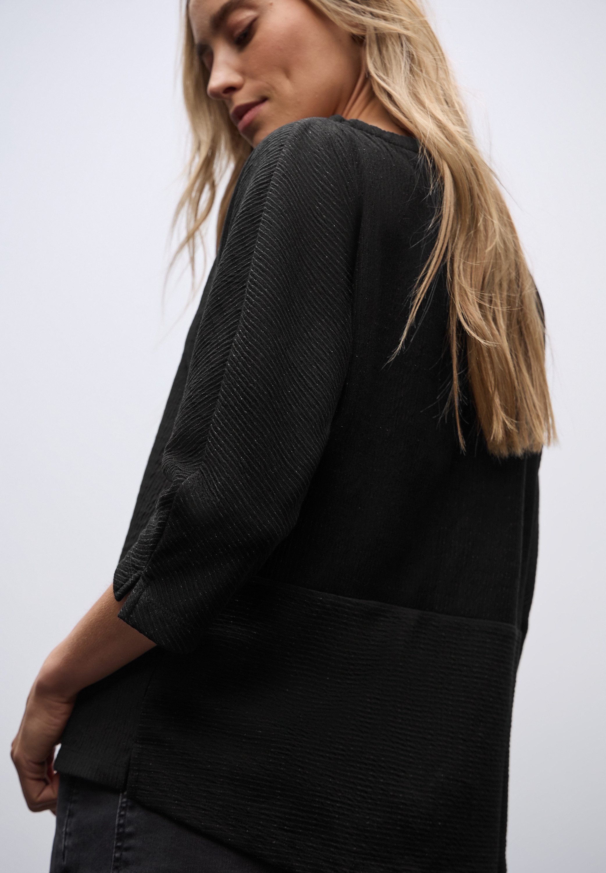 STREET ONE 3/4-Arm-Shirt im Glitzer-Look – Bild 3 von 5
