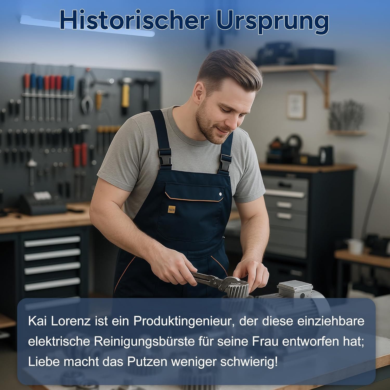 Vivitar Reinigungsbürste mit 11 Bürstenköpfen, Teleskopgriff, 2 Geschwindigkeiten kabellos, Bad, Küche, Auto, Fliesen & mehr, (Multifunktionaler elektrischer Spin Scrubber, Abnehmbarer Verlängerungsgriff, rückenschonend, leistungsstark, leicht & vielseitig), TYPE-C Schnellladung, für Bad, Küche, Auto, Fliesen & mehr