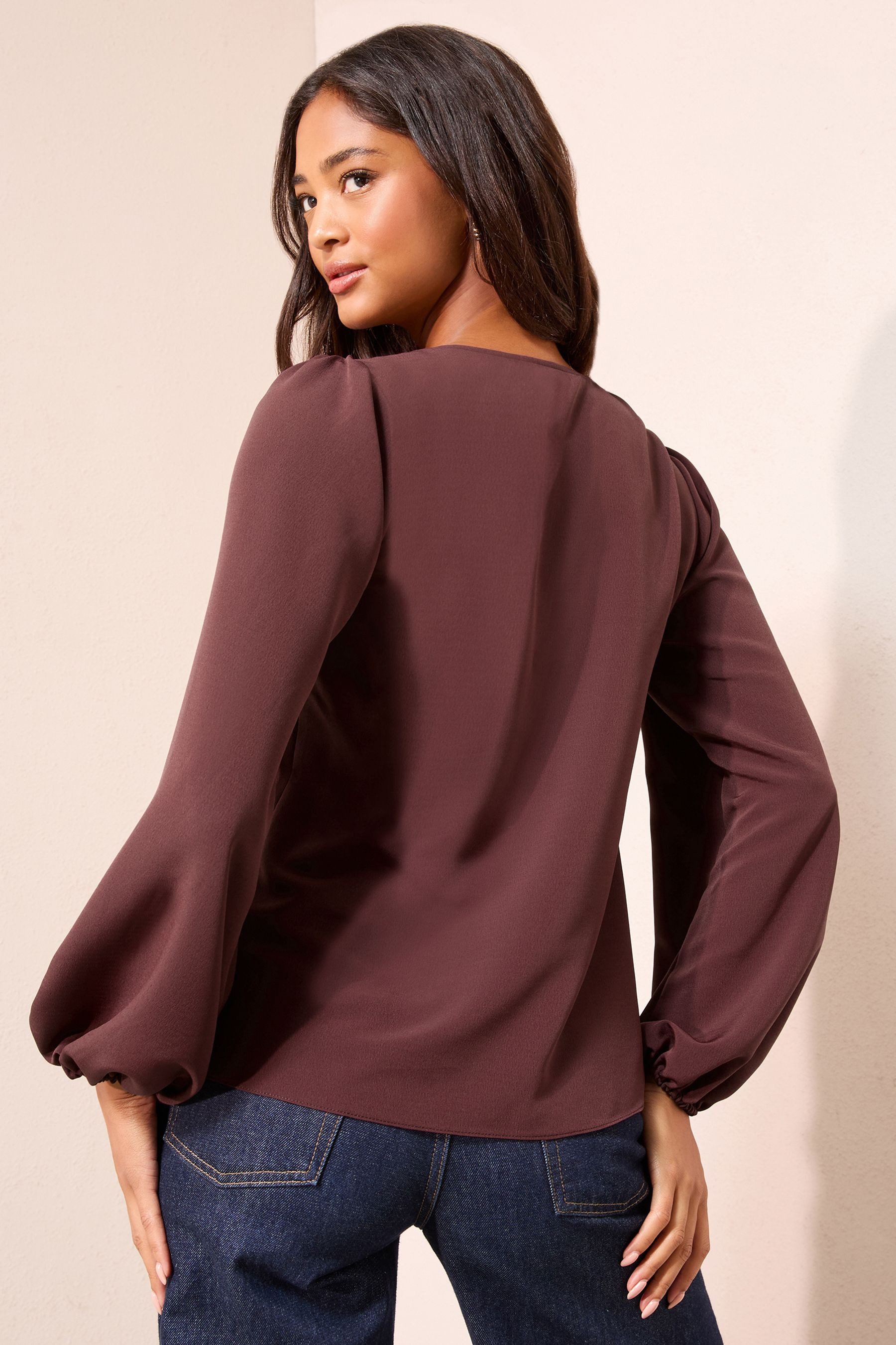 Friends Like These Langarmbluse Friends Like These Langärmelige Rüschenblus günstig online kaufen