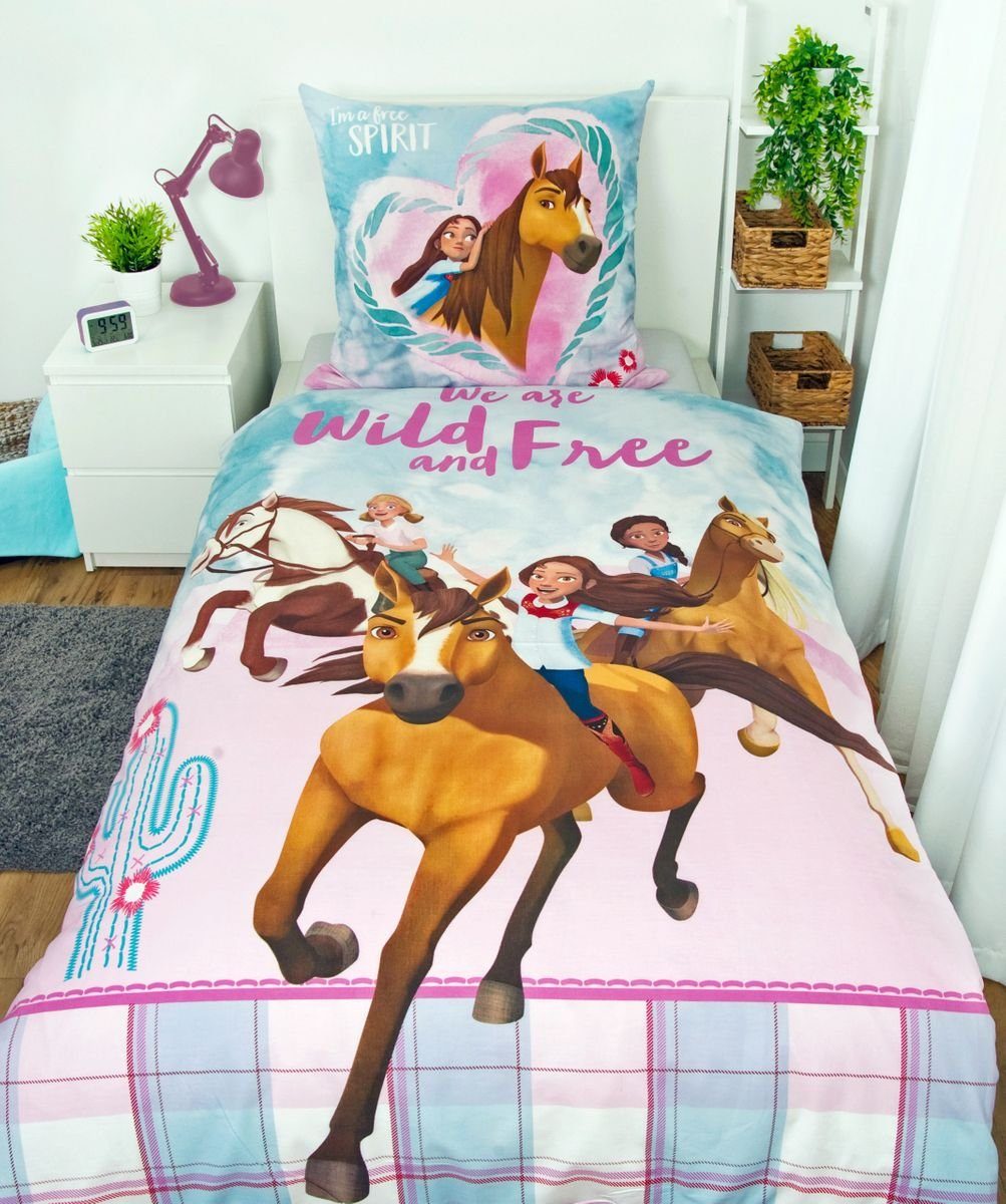 Herding Kinderbettwäsche Spirit 135x200cm Pferd Lucky, günstig online kaufen