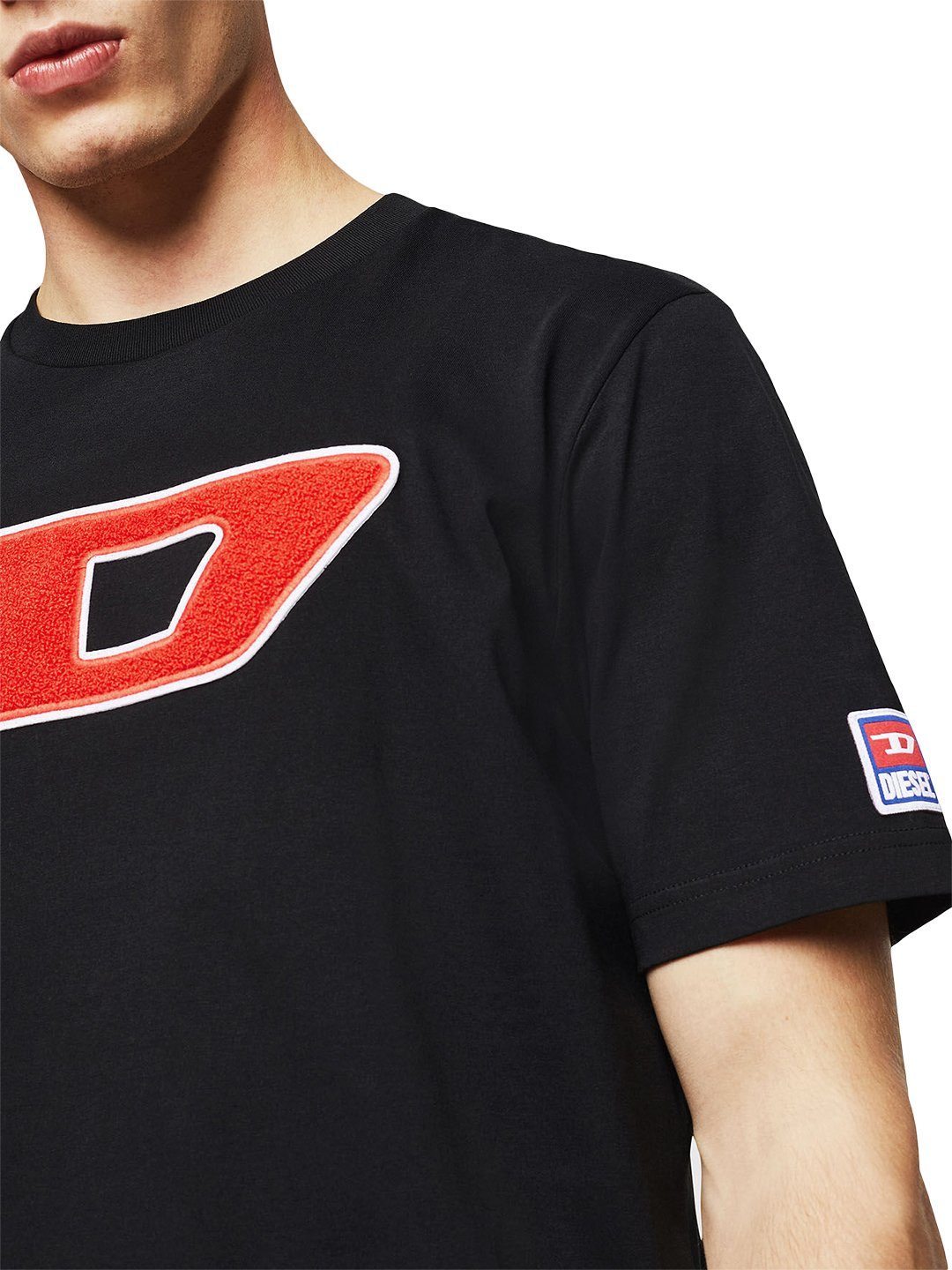 Fit Logo T-JUST-DIVISION-D Diesel Regular Rundhalsshirt - Shirt