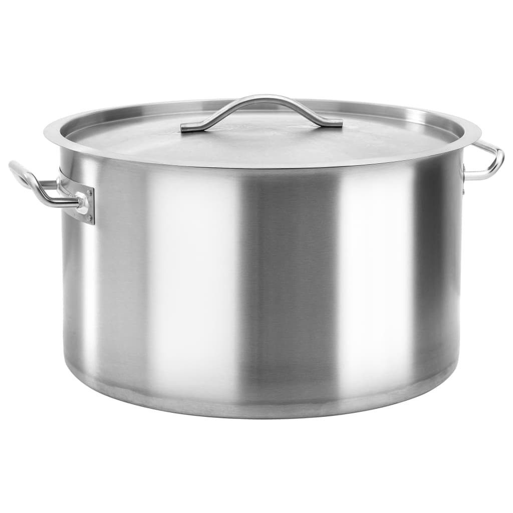 vidaXL Suppentopf Suppentopf 58 L 50×30 cm Edelstahl