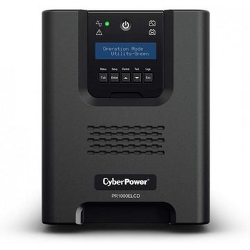 CYBERPOWER SYSTEMS USV-Anlage Professional Series PR1000ELCD - USV - 900 Watt - 1000 VA - schwarz