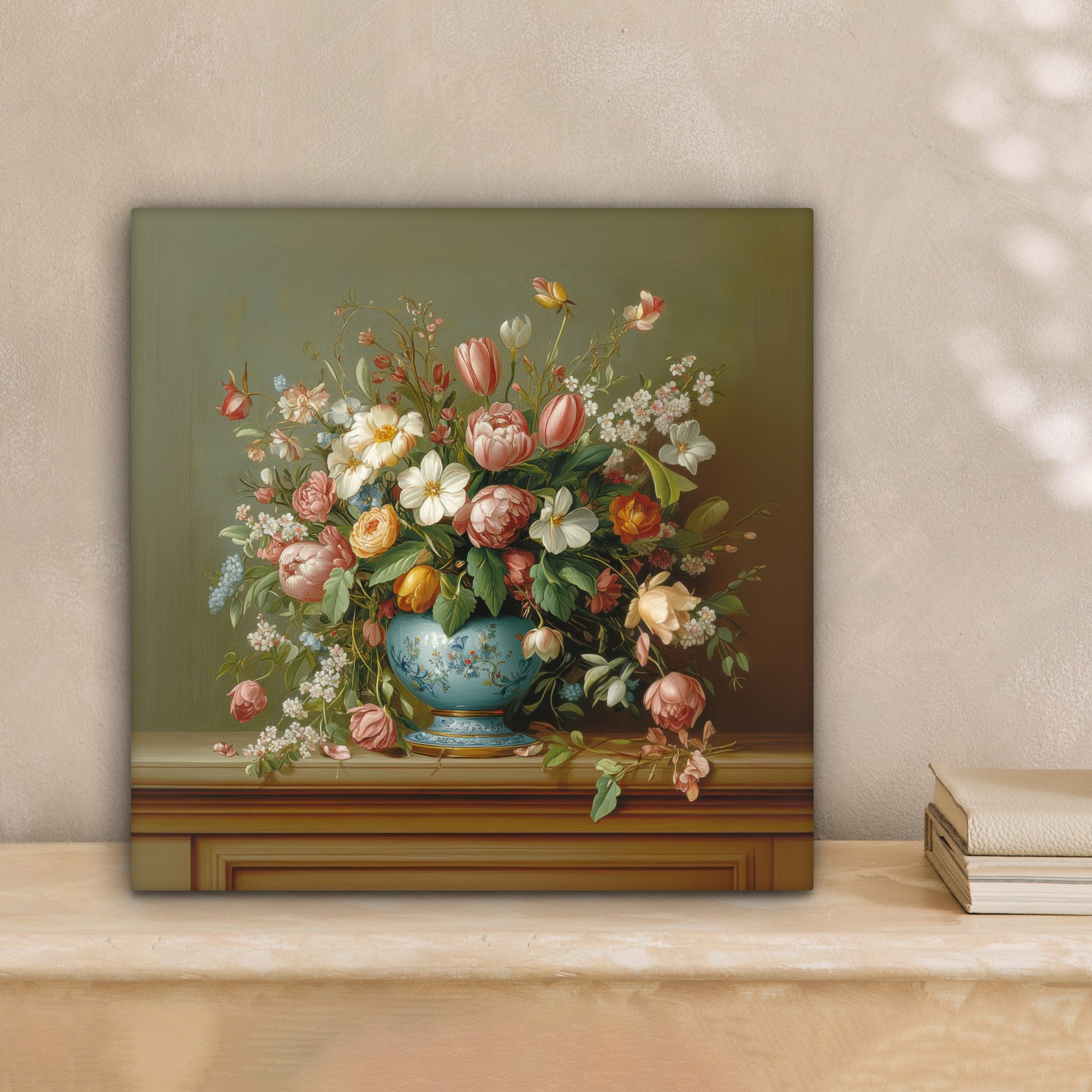 OneMillionCanvasses® Leinwandbild Vase - Pastell - günstig online kaufen
