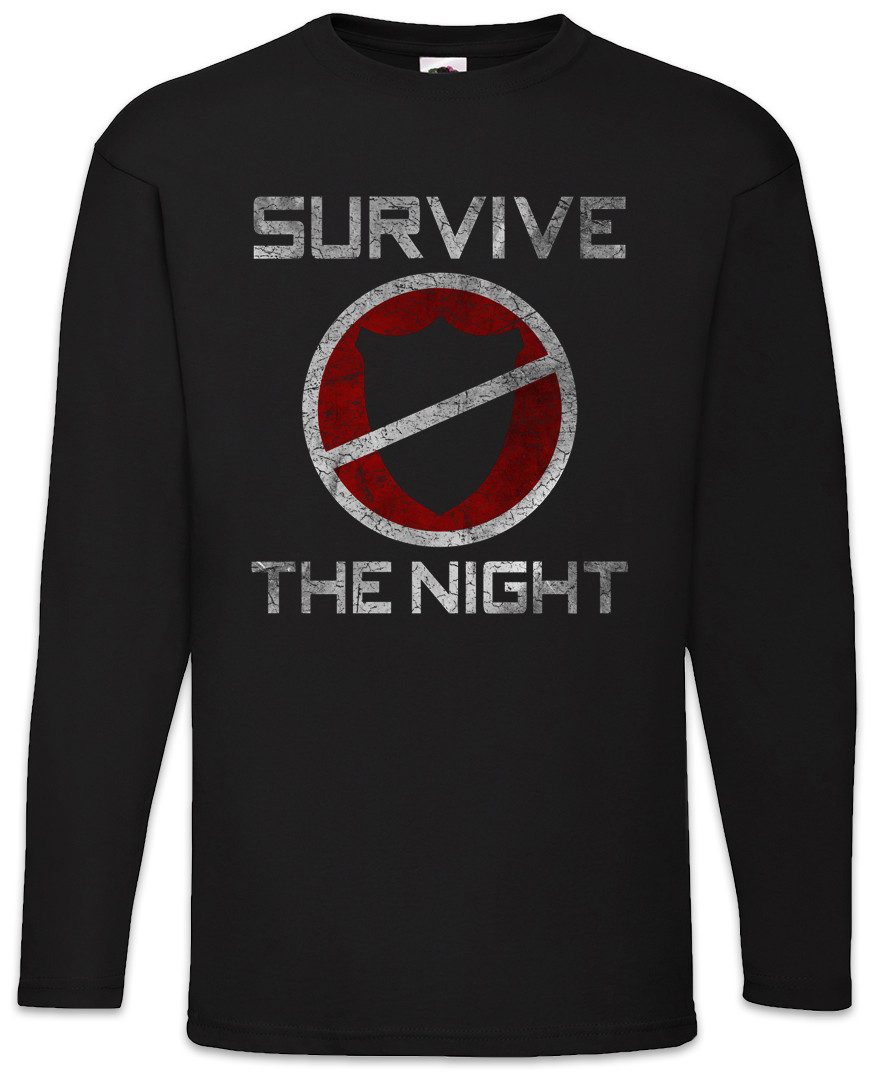 Langarmshirt Survive The Night Langarm T-Shirt The Mask Maske Purge God Symbol