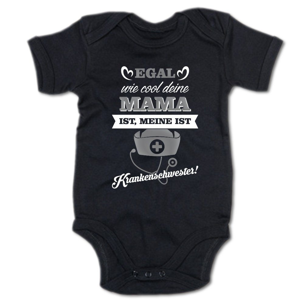 Kurzarmbody Egal wie cool deine Mama ist, meine ist Krankenschwester!