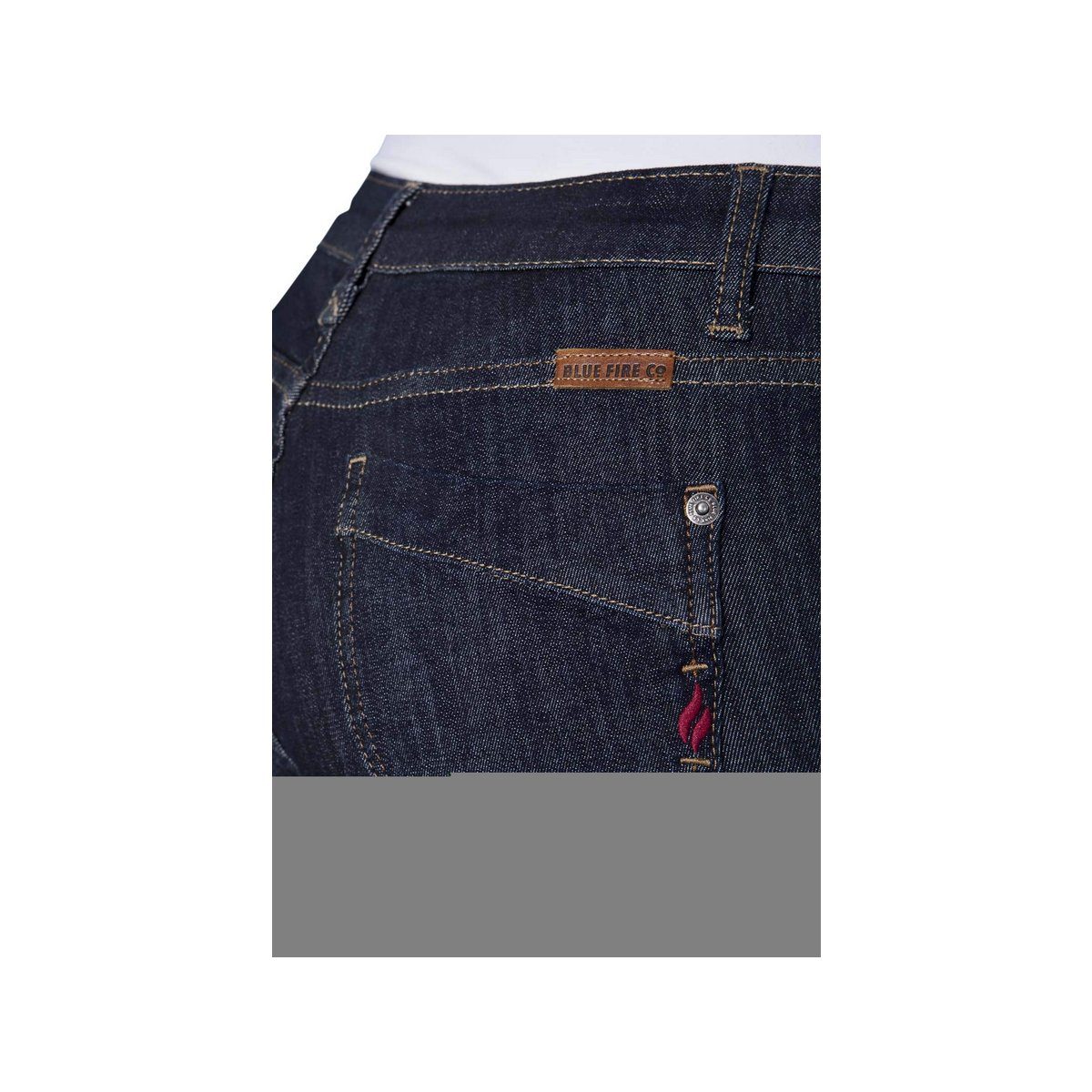 5-Pocket-Jeans blau FIRE BLUE (1-tlg)