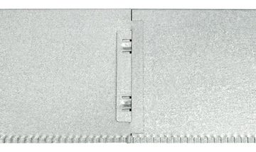 IRKA Rasenkante Rasenkante schmal "Klick-Fix" Alu-Zink 100 x 0,06 cm - Höhe: 18 cm