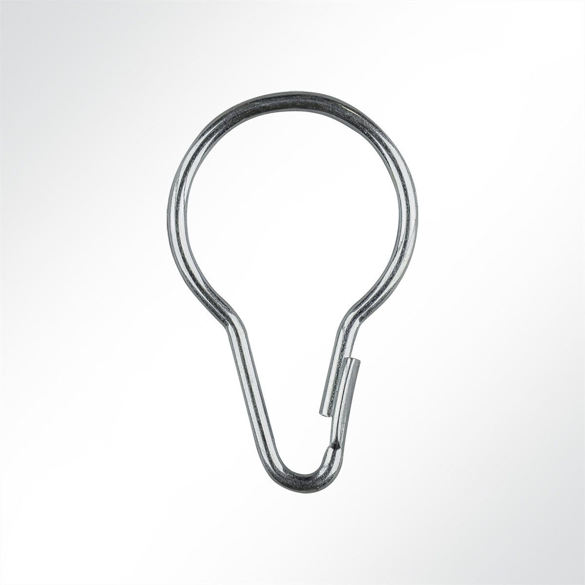 LYSEL® Gardinenring Birneförmiger Stahldraht Vorhanghaken Universalhaken, günstig online kaufen
