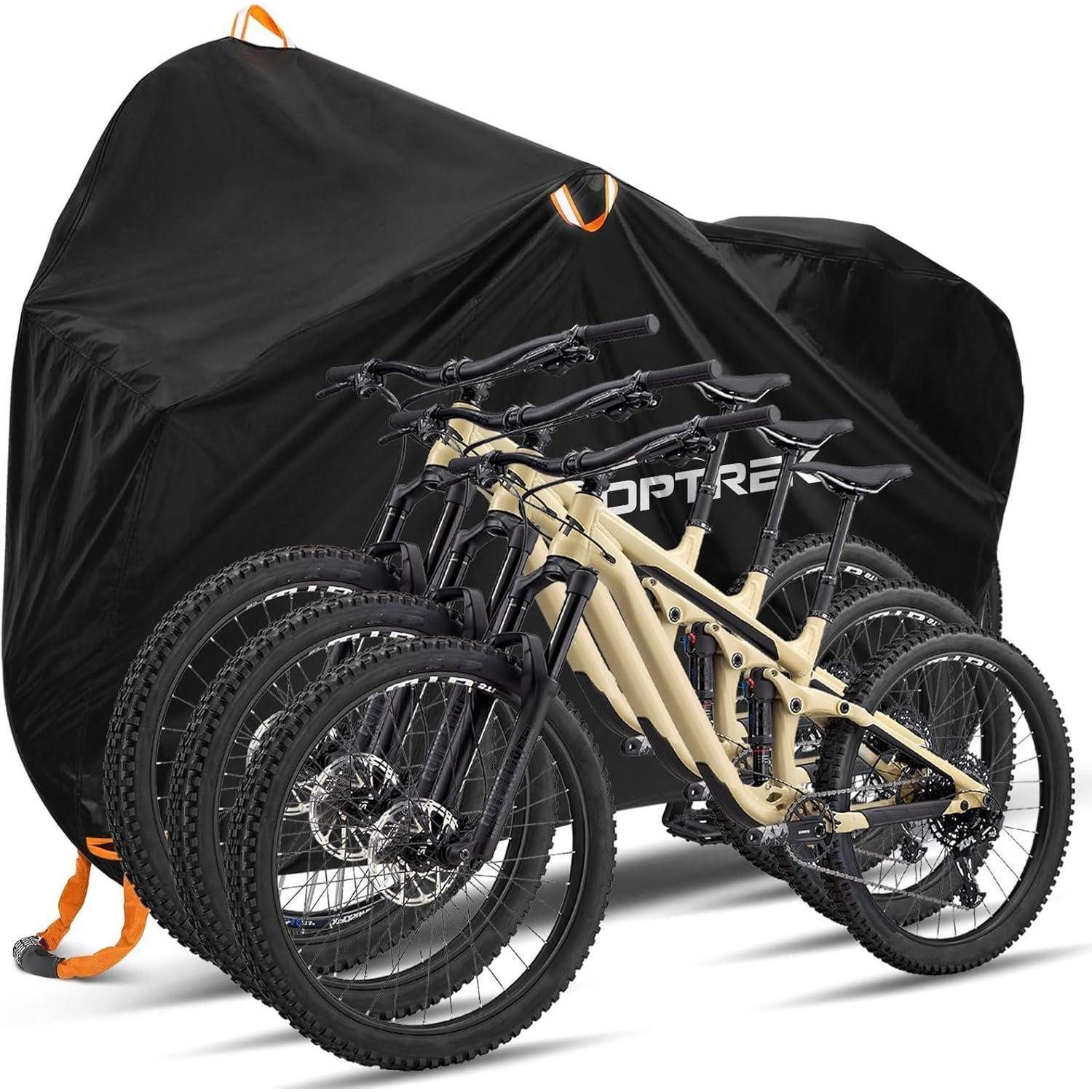 LuxusKollektion Fahrradschutzhülle Fahrradabdeckung 2 Fahrräder 210D Oxford-Gewebe 210x110x95cm