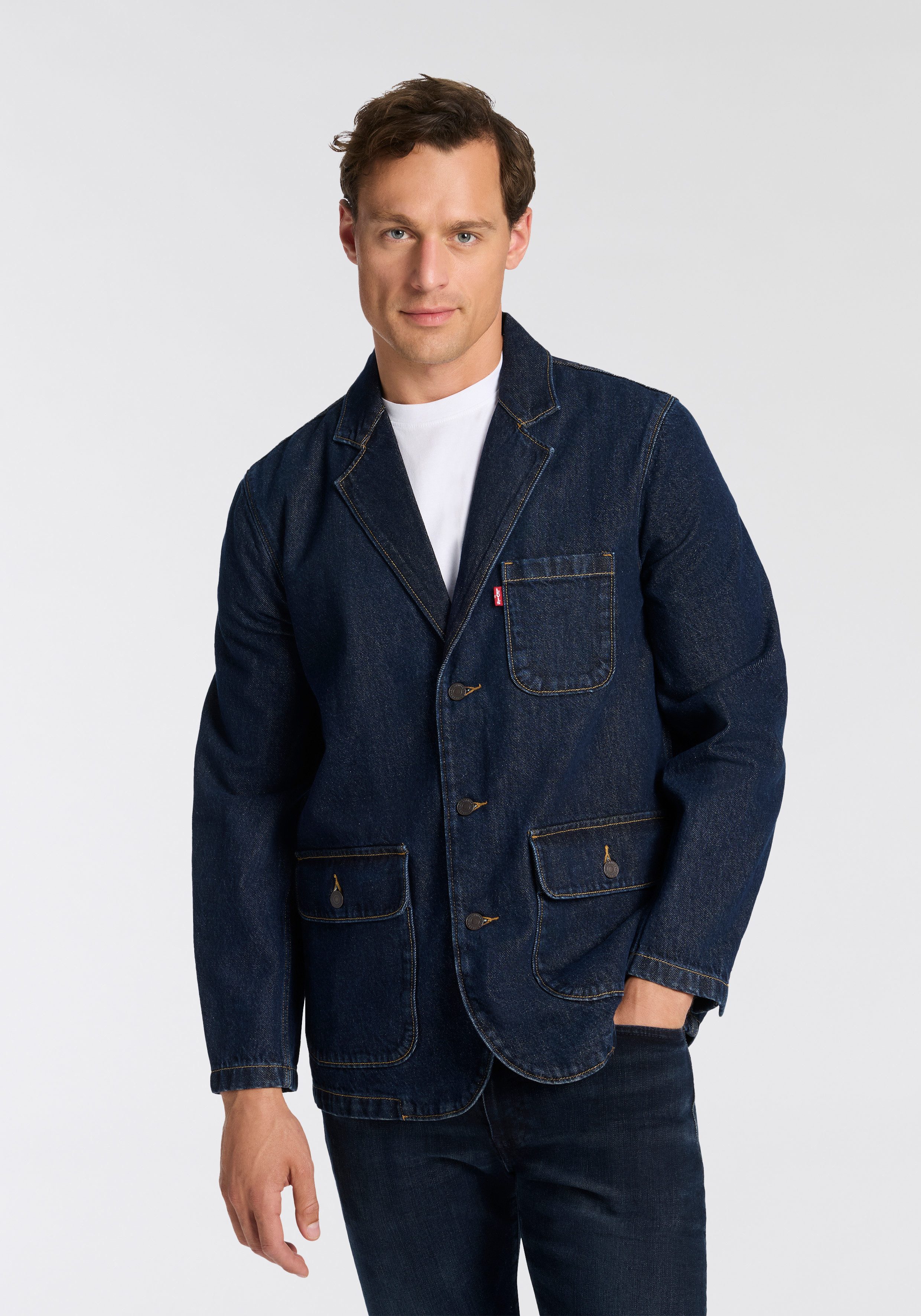 Levi's® Jeansjacke PRESIDIO BLAZER im Blazer-Style